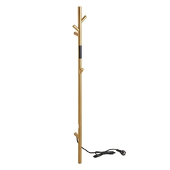 Bemeta 704153015 Электрический полотенцесушитель, прут, 30W, нержавеющая сталь, матовая, золотая фото
