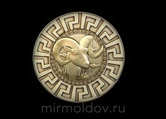 Силиконовый молд Знак зодиака Козерог 3 см