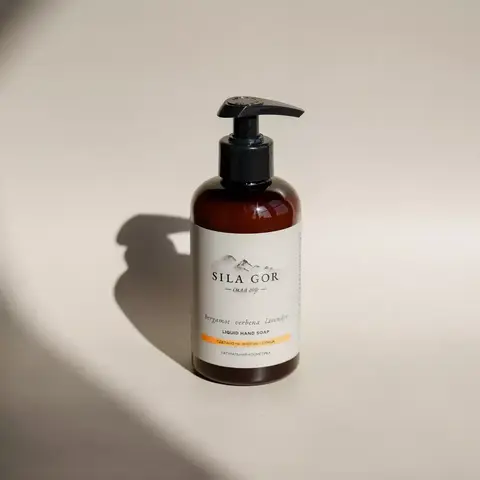 Краснополянская косметика Жидкое мыло Sila Gor №2 Bergamot, Verbena, Lavender, 300 мл