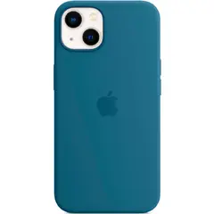 Силиконовый чехол с поддержкой MagSafe Apple Silicone Case для iPhone 13, Blue Jay (Полярная лазурь)