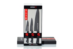 Набор из 3 кухонных ножей Samura SHADOW SH-0220/K