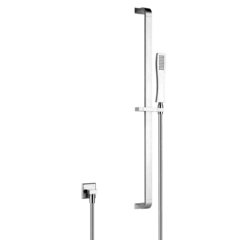 Gessi Mimi 31242#031 Душевая стойка с ручным душем и выводом воды из стены, цвет: хром фото