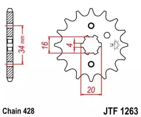 Звезда ведущая JTF1263 11