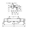 Hansgrohe Ecostat Comfort 13117000 Термостат для душа с внешним подключением