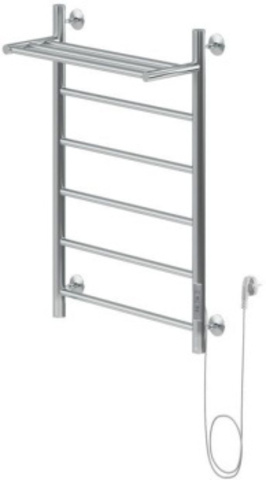 Aquanet Mauro 282007 Полотенцесушитель электрический с полкой, цвет: хром