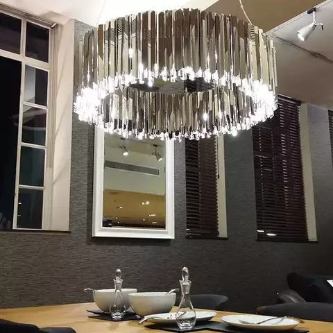 Люстра Facet 7090B-24P сталь