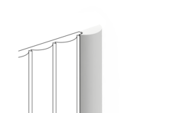 Финишный молдинг LF137B NP Long