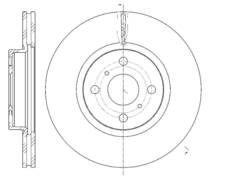 Диск тормозной вентилируемый G-brake  GR-20432