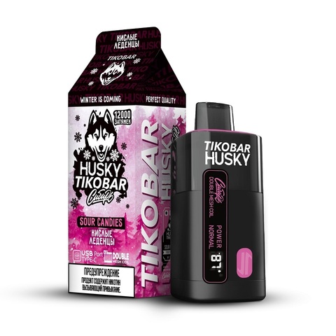 TIKOBAR HUSKY 12000 Sour Candies - Кислые конфеты
