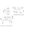 Duravit Bacino 325420000 Раковина круглая 42 cm с переливом, без отв под смеситель, вкл. крепление, цвет белый