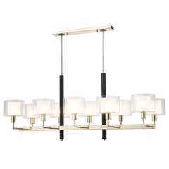 Подвесная люстра Crystal Lux MAESTRO SP-PL10 L1100 GOLD