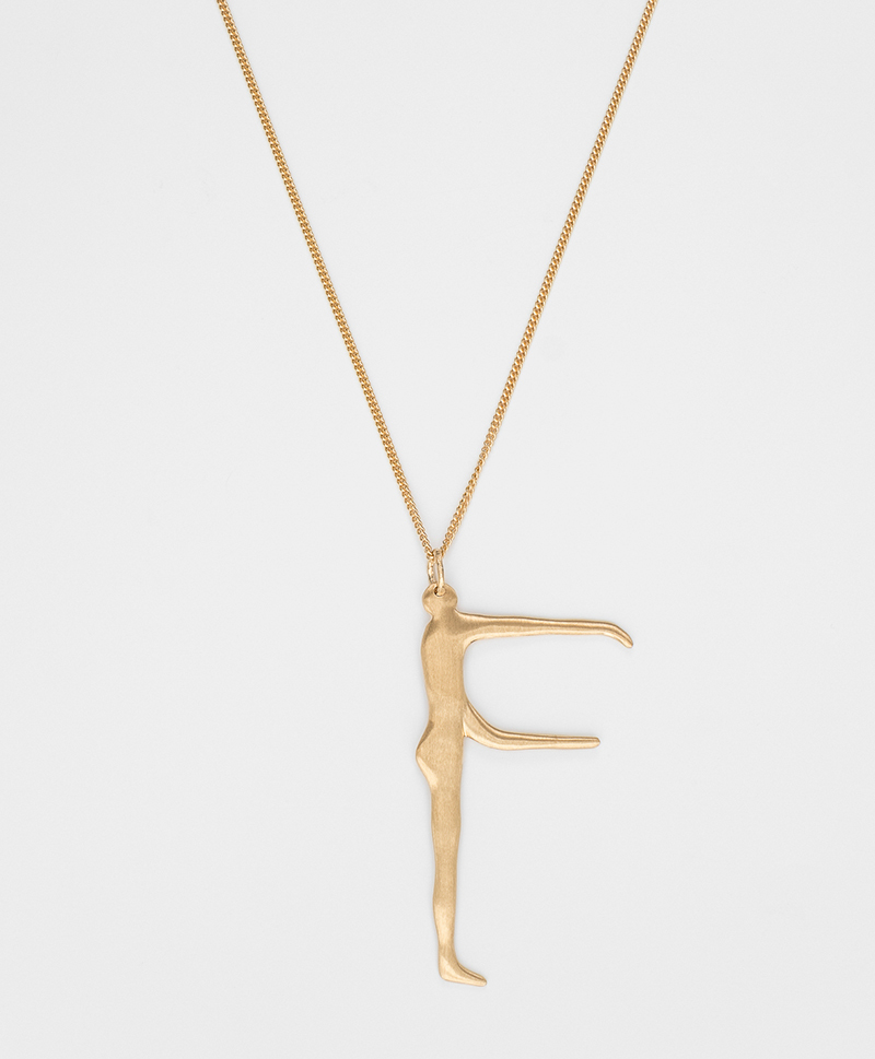 Подвески NUDE ALPHABET small