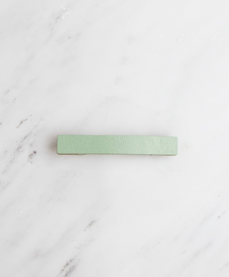 Заколка Bar Hair Clip mini мятного цвета