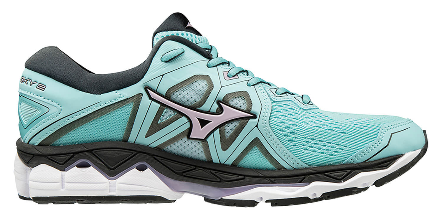 Mizuno Wave Sky 2 кроссовки для бега женские голубые