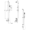 Gessi Mimi 31242#080 Душевая стойка с ручным душем и выводом воды из стены, цвет: золото