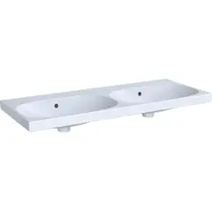 Geberit Acanto 500.628.01.2 Двойная раковина 120x48.2см, белый фото