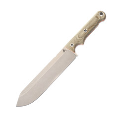 Фото Нож White River FIRECRAFT 7 StoneWash, сталь CPM S35VN, рукоять серо-зеленая микарта, чехол Kydex