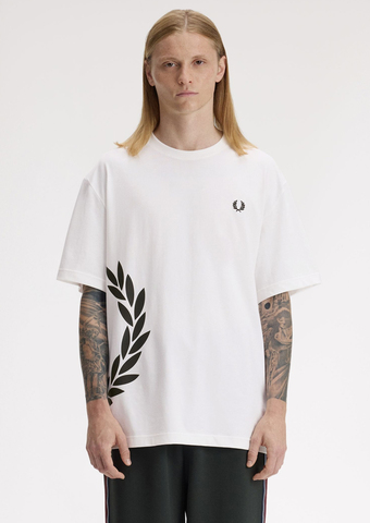 Футболка FRED PERRY Textured Laurel Wreath T-Shirt
