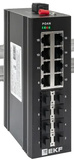 Коммутатор промышленный неуправляемый EKF TSX-U-8GX/SFP-8GT
