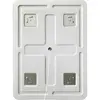 BelBagno SPC-GRT-600-800-LED-3000K-TCH-WARM Зеркало с встроенным светильником, сенсорным выключателем и подогревом, 12V, 220-240V, 600x30x800