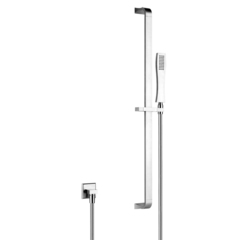 Gessi Mimi 31242#149 Душевая стойка с ручным душем и выводом воды из стены, цвет: Finox фото