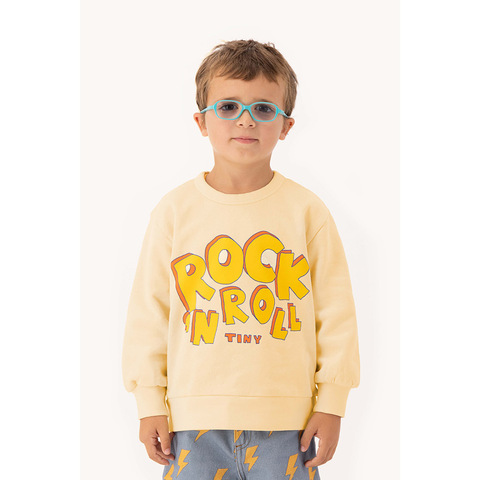Свитшот Tinycottons Rock'n'Roll Mellow Yellow