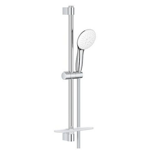 GROHE Tempesta 27927003 Душевой гарнитур, лейка 3 режима, штанга 600 мм, 13,5 л/мин, с полочкой
