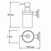 WasserKRAFT Isar K-7399 Дозатор жидкого мыла, цвет: бронза
