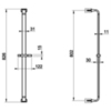 Gessi Mimi 31244#031 Душевая штанга, цвет: хром