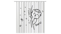 "TEDDY Oops" Шторка для ванной FX-2505