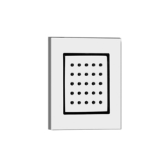Gessi Body Jets 32984#031 Встраиваемая поворотная боковая форсунка (внешняя часть), цвет: хром фото