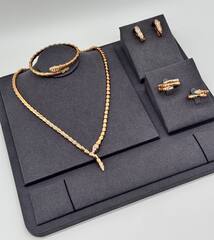Кольцо ЗМЕЯ-SERPENTI lux качество rose VGOLD