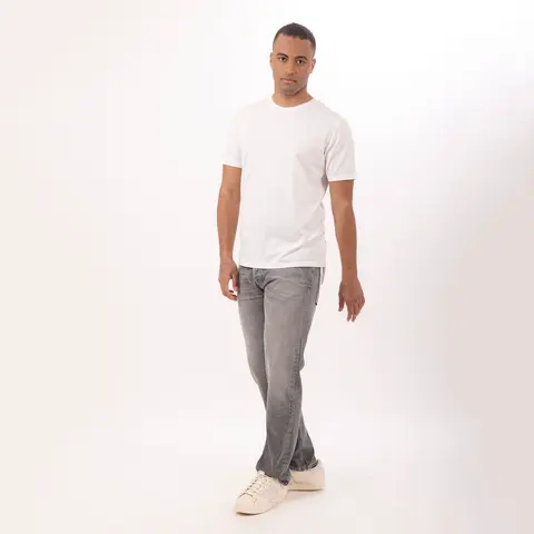 Футболка однотонная Bowery NYC Mako Jersey Optic White