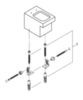 GROHE Cube 3948500H Чаша унитаза приставного под скрытый