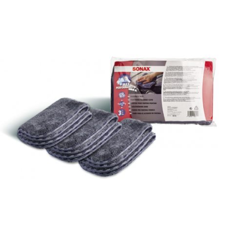 SONAX ProfiLine Мягкая микрофибра SONAX 1300г/м2 комплект 3 штуки 38х43