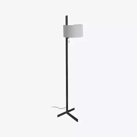 Фото: Торшер Stand Up черного и серого цвета E27 20W - основной вид