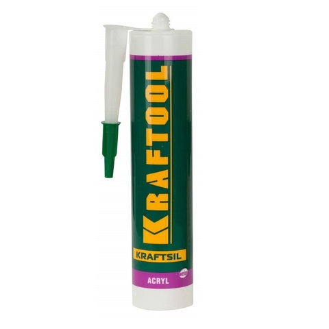 KRAFTOOL PAINT, 300 мл, белый, универсальный акриловый герметик (41251-0) (12штук)