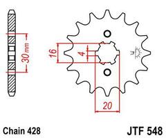 Звезда ведущая JTF548 14