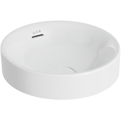 VitrA Metropole 7532B003-0673 Раковина-чаша Metropole, круглая 40 см, с переливом, цвет белый. Нажимной керамический донный клапан в комплекте фото