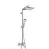 Hansgrohe Crometta E 27284000 Душевая система внешнего монтажа со смесителем 119,1 см с верхней лейкой 24х24 см