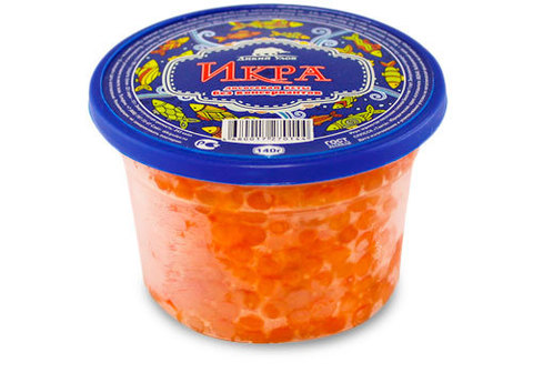 Икра красная Пятиминутка "Дикий улов", 140г