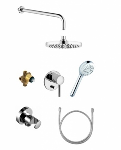 Kludi Bozz 386300576 Комплект душевой системы внутреннего монтажа, цвет: хром