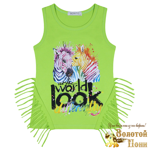 Майка хлопок девочке (8-12) 230504-BK1591M.4