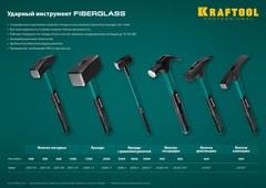 KRAFTOOL Fiberglass, 4 кг, кувалда с удлинённой рукояткой (2008-4)