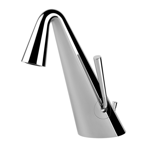 Gessi Cono 45002#031 Смеситель для раковины, однорычажный, с донным клапаном, цвет хром
