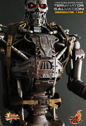 Фигурка Эндоскелет T-600 из фильма Терминатор 4 Да придет спаситель Hot Toys