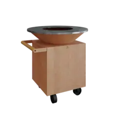 Дровяной гриль-очаг OFYR Classic Corten 100 PRO на колесах
