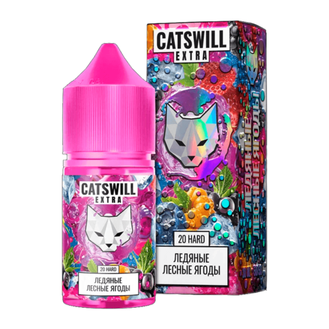 Жидкость CATSWILL EXTRA Salt 2% HARD 30 ml - Ледяные Лесные ягоды