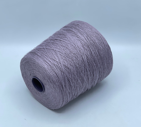 Бобинная пряжа, Linen, 1/960 960м, 100% Лен, Серо-сиреневый. 40745