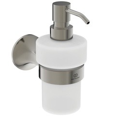 Ideal Standard La Dolce Vita T5510GN Дозатор для жидкого мыла с держателем, матовое стекло, для настенного монтажа, с крепежом фото